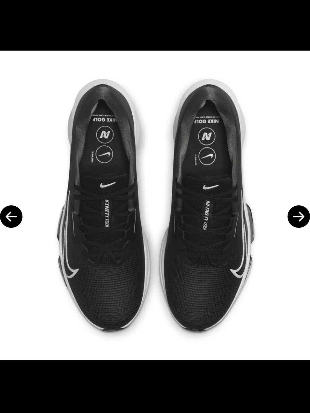 NIKE
Infinity Tour 2 Golf Shoes - Black